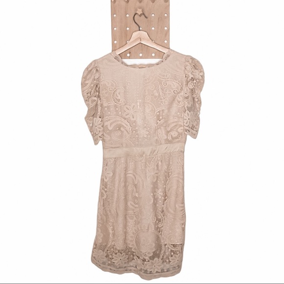 NWT LOVESHACKFANCY DANIELA LACE MINI DRESS - Picture 9 of 12